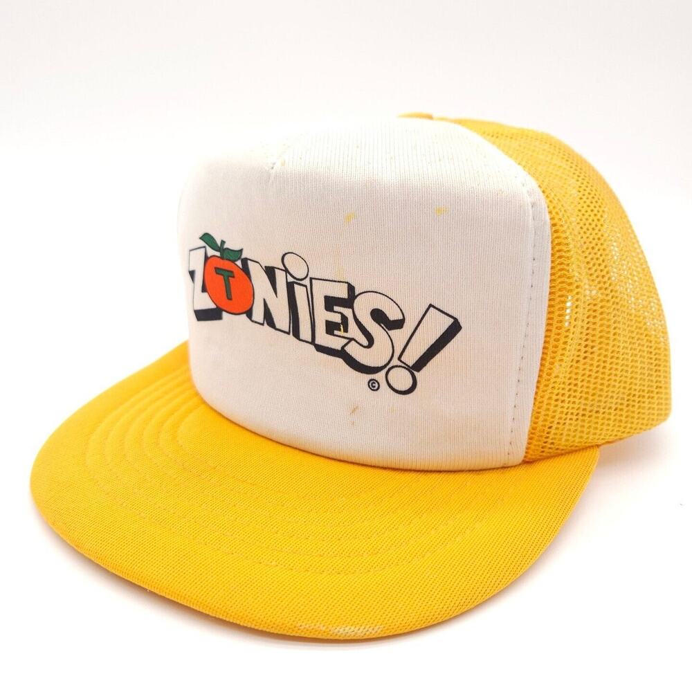 Vintage Florida Citrus Tangerine Bowl‎ Zonies Trucker Mesh Snapback Hat Cap